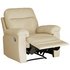 Argos Home Paolo Leather Mix Manual Recliner ChairIvory