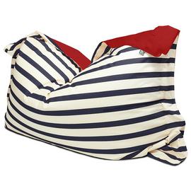 rucomfy Stripe Indoor Outdoor Bean Bag