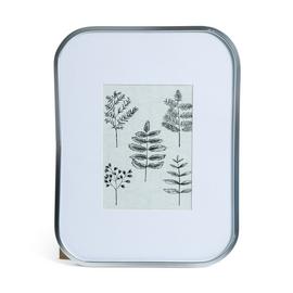 Habitat Rounded Metal Picture Frame - Silver - 25x33cm