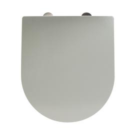 Argos Home Square Back Grey Toilet Seat