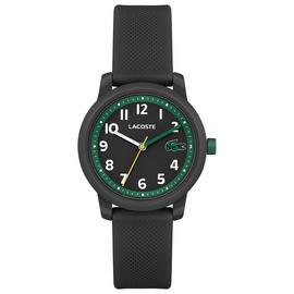 Lacoste Kids Black Silicone Strap Watch