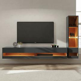 GFW Leon 2 Piece Furniture Set with 180cm Unit - Anthracite