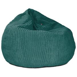 rucomfy Jumbo Cord Slouchbag Bean Bag - Teal
