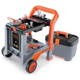 Smoby Role Play Toy 3 in 1 Black + Decker Devil Workmate