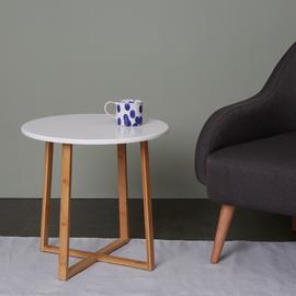 Habitat Drew Low Side Table - Bamboo