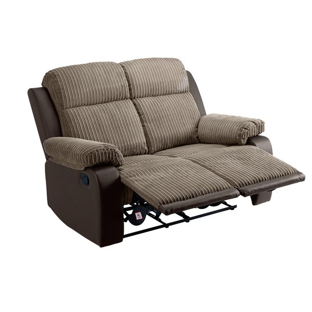 2 seater sofa recliner outlet fabric