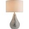 Argos Home Eloise Crackle Finish Table Lamp - Silver