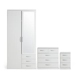 Argos Home Hallingford 3 Piece 2 Door Wardrobe Package