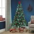 Argos Home 6ft Pre-Lit Spruce Christmas Tree - Green