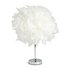 Argos Home Feather Table LampChrome & White
