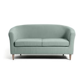 Argos Home Fabric 2 Seater Tub Sofa - Duck Egg