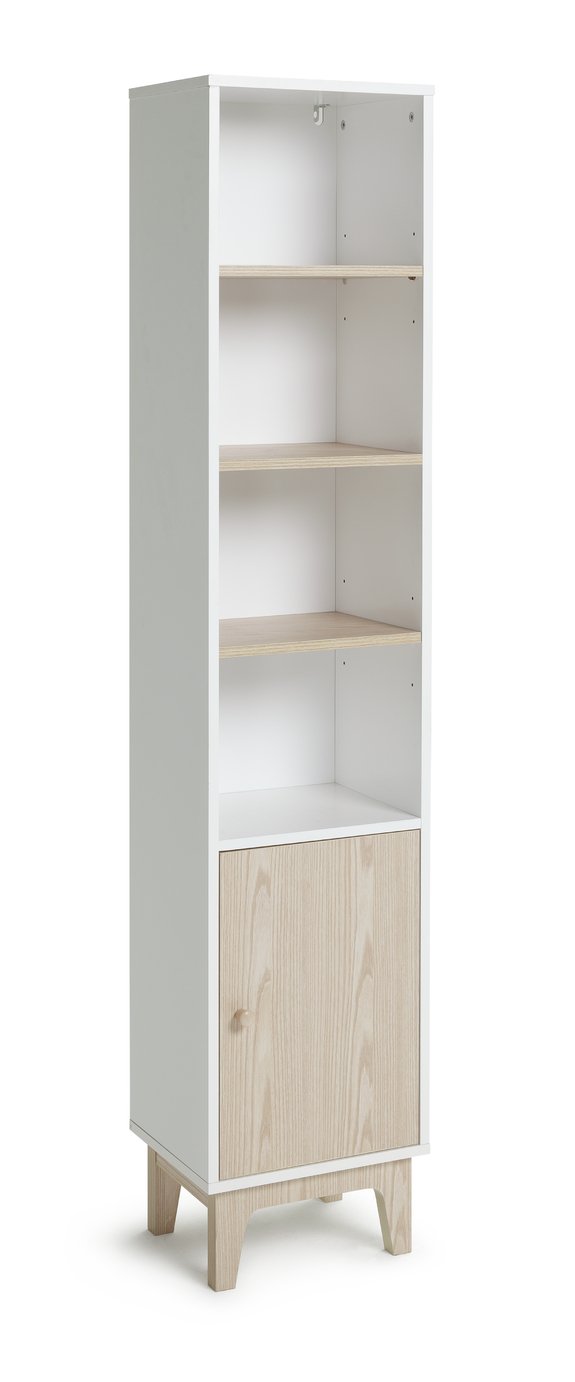 argos white tallboy