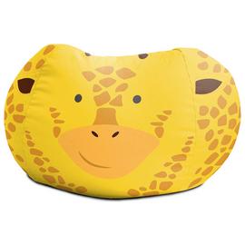 rucomfy Kids Giraffe Animal Medium Round Bean Bag