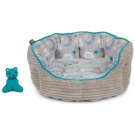 Petface Puppy Bundle Dog Grey Bed With Toy-Small