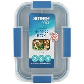 Smash Blue Stainless Steel Bento Lunch Box