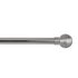 Argos Home Metal Ribbed Extendable Pole - Stainless Steel