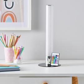 Glow Kids Shimmer LED Cylinder Table Lamp - Multicoloured