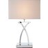 Argos Home Ashley Sculptural Table Light - Chrome