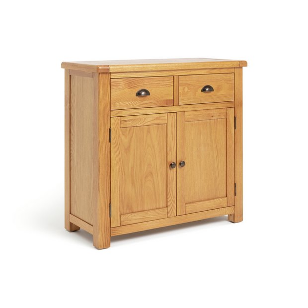 Buy Heart of House Kent Solid Oak & Oak Veneer Small Sideboard at Argos