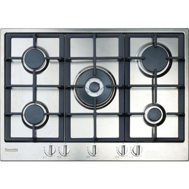 Buy Baumatic BHG900.5SS Gas Hob Stainless Steel at Argos.co.uk Your