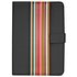 Universal 7u002F8 Inch Striped PVC Tablet Case - Black