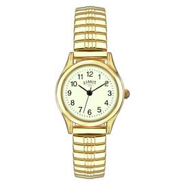 Limit Ladies Glow Dial Gold Plated Expander Watch
