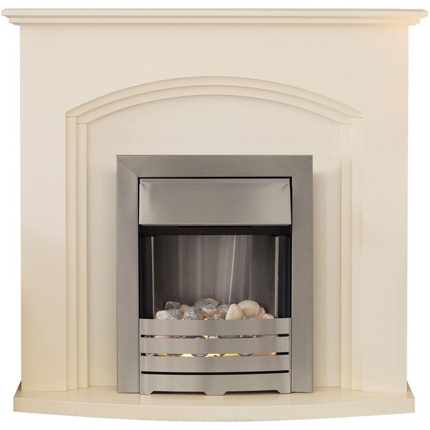 Buy Adam Truro 2kW Electric Fireplace Suite Ivory at Argos.co.uk