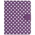 Universal 9u002F10 Inch Polka Dot PVC Tablet Case - Purple