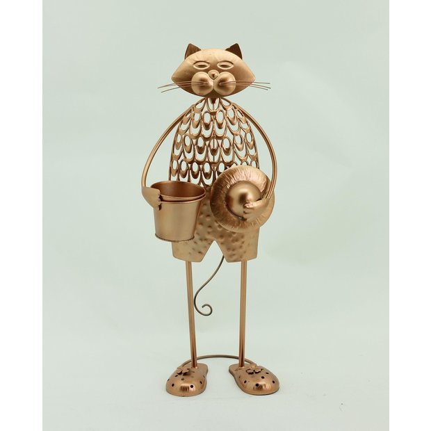 Buy Large Metal Garden Cat and Plant Pot at Argos.co.uk Your Online