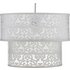 Collection Lara Laser Cut Tiered Shade - Ivory