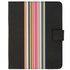 Universal 9u002F10 Inch Striped PVC Tablet Case - Black