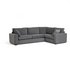 Argos Home Eton Right Corner Fabric Sofa - Charcoal