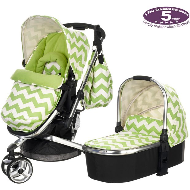 Buy Obaby Chase Stroller & Carrycot ZigZag Lime at Argos.co.uk Your Online Shop for