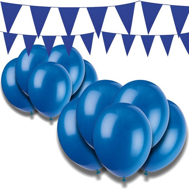 Buy Giant Bunting and Balloon Set Blue at Argos.co.uk Your Online