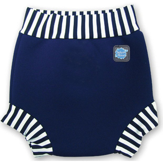 Buy Splash About Happy Nappy Small 04 months Navy Stripe at Argos.co