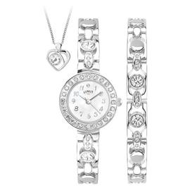 Limit Ladies' Silver Bracelet, Pendant and Watch Set