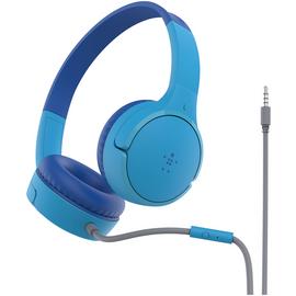 Belkin SoundForm Mini Kids Wired On-Ear Headphones - Blue