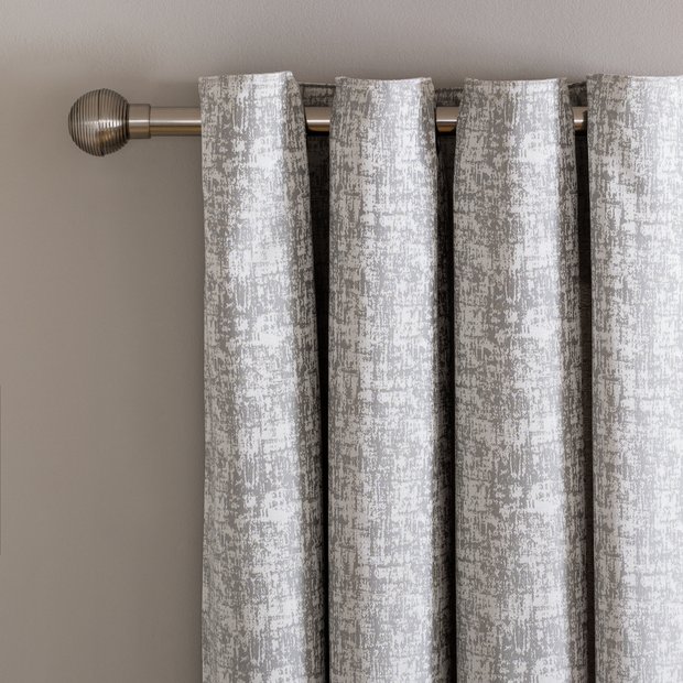 Buy Grey Matte Velvet Lined Eyelet Curtains from the Next UK online shop