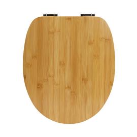 Argos Home Bamboo Toilet Seat - Natural