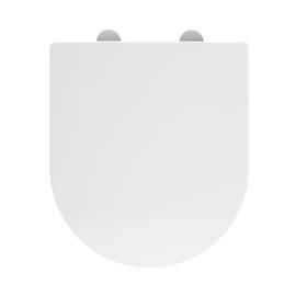 Argos Home Soft Close D Shaped Toilet Seat - White