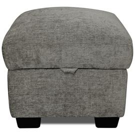 Argos Home Taylor Storage Footstool - Grey