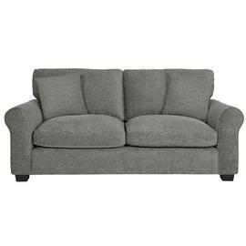 Argos Home Taylor Fabric 3 Seater Sofa - Grey