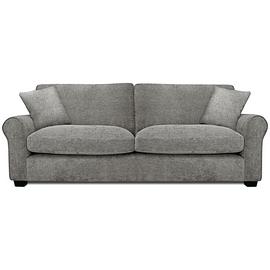 Argos Home Taylor Fabric 4 Seater Sofa - Grey