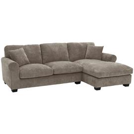 Argos Home Taylor Fabric Right Corner Chaise Sofa - Mink