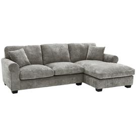 Argos Home Taylor Fabric Right Hand Corner Sofa - Grey