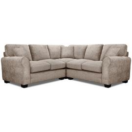 Argos Home Taylor Fabric Corner Sofa - Mink