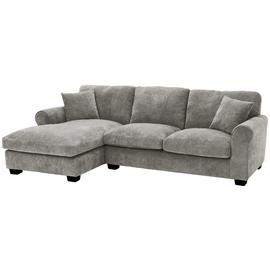 Argos Home Taylor Fabric Left Hand Corner Sofa - Grey