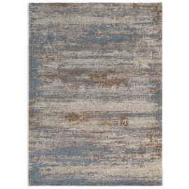 Habitat Distressed Dark Sand Patterned Rug