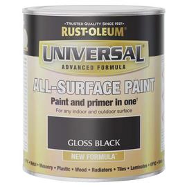 Rust-Oleum Universal All-Surface Gloss Paint 750ml - Black