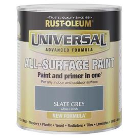 Rust-Oleum Universal All-Surface Gloss Paint 750ml -Grey